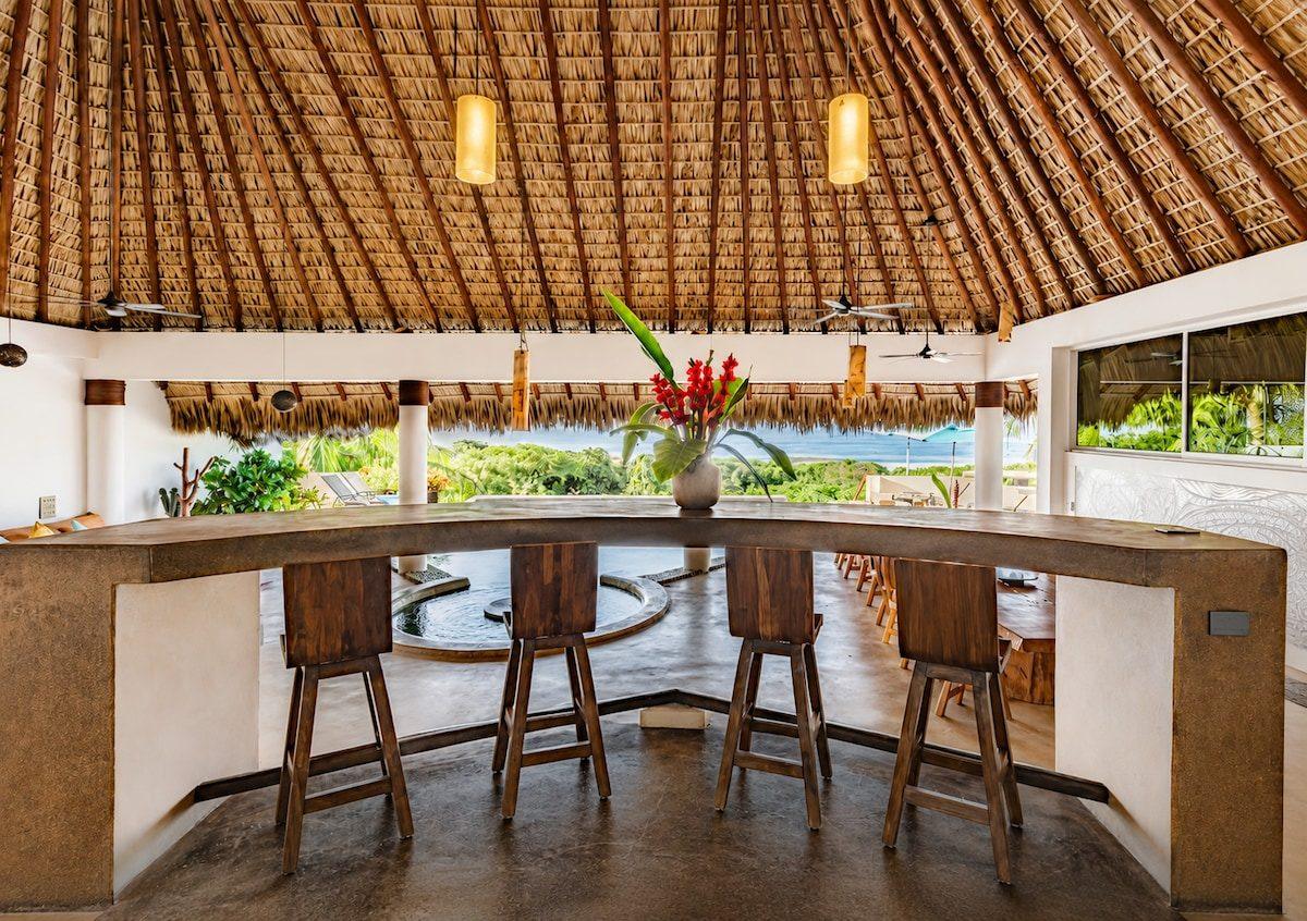 The cinema lounge at Casa Nova, Tierra en Armonía