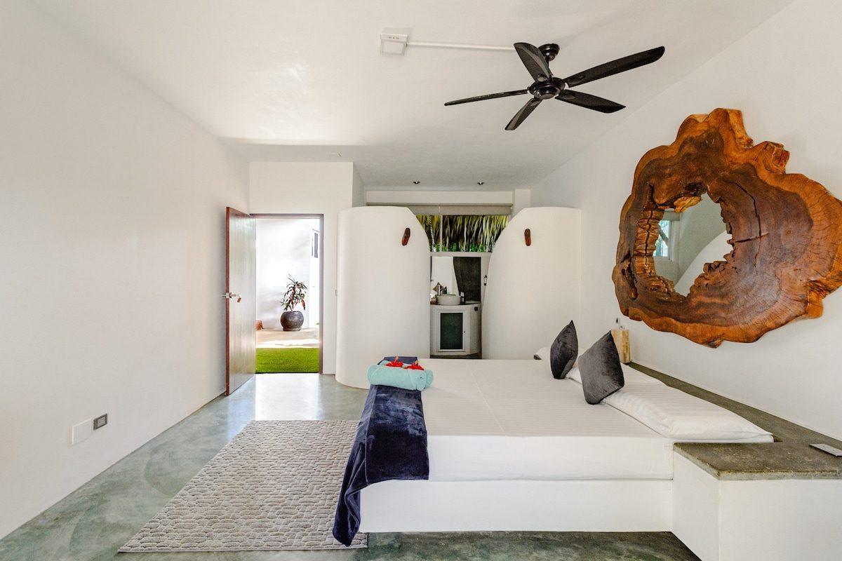 A bathroom and its finishes at Casa Nova, Tierra en Armonía