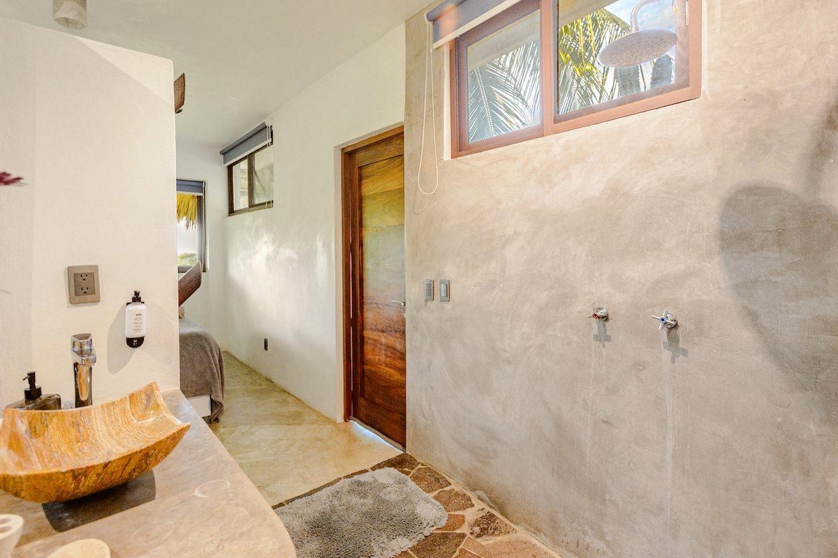 One of the seven ensuite bedrooms at Casa Nova, Tierra en Armonía