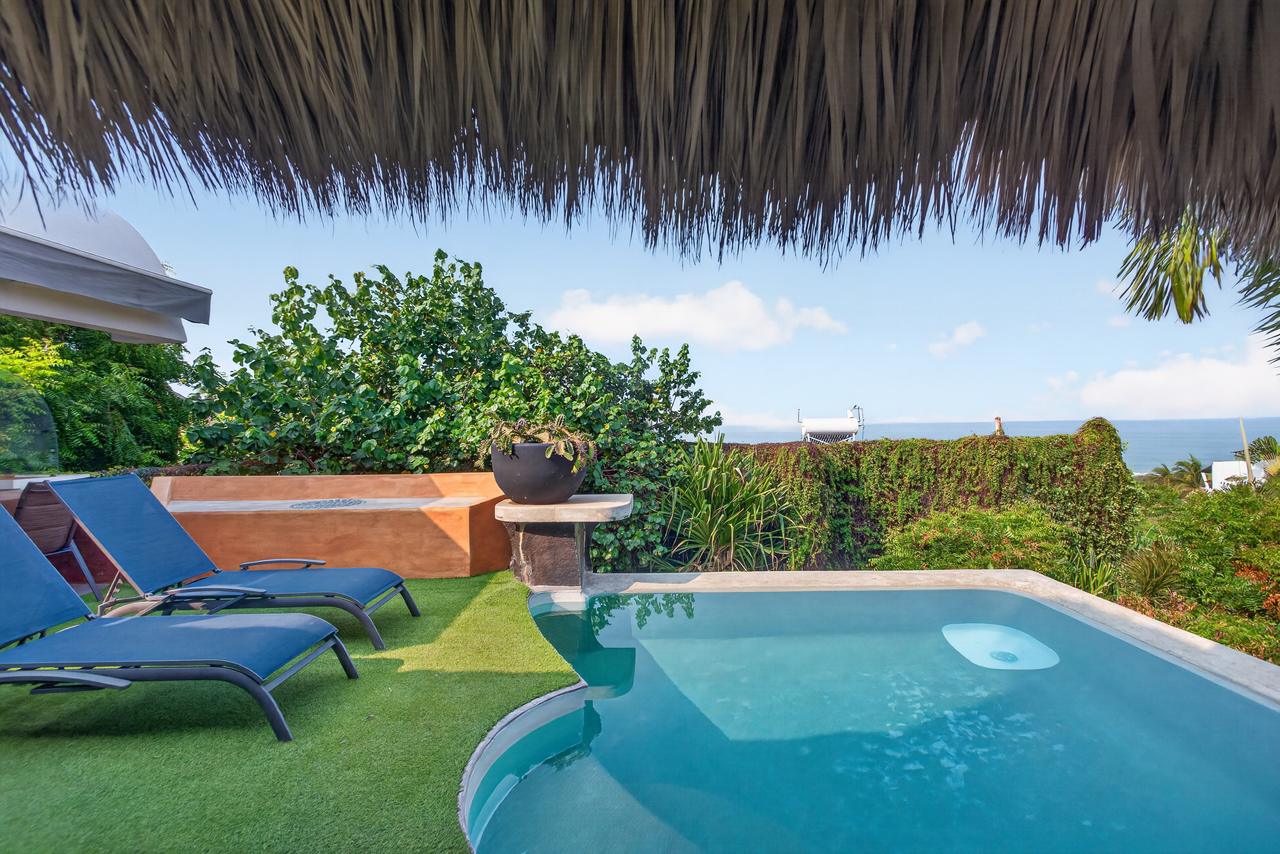 The open terrace at golden hour at Tonal, Tierra en Armonía
